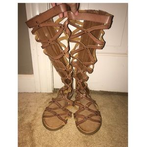 High sandals